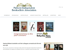 Tablet Screenshot of midwestbooksellers.org